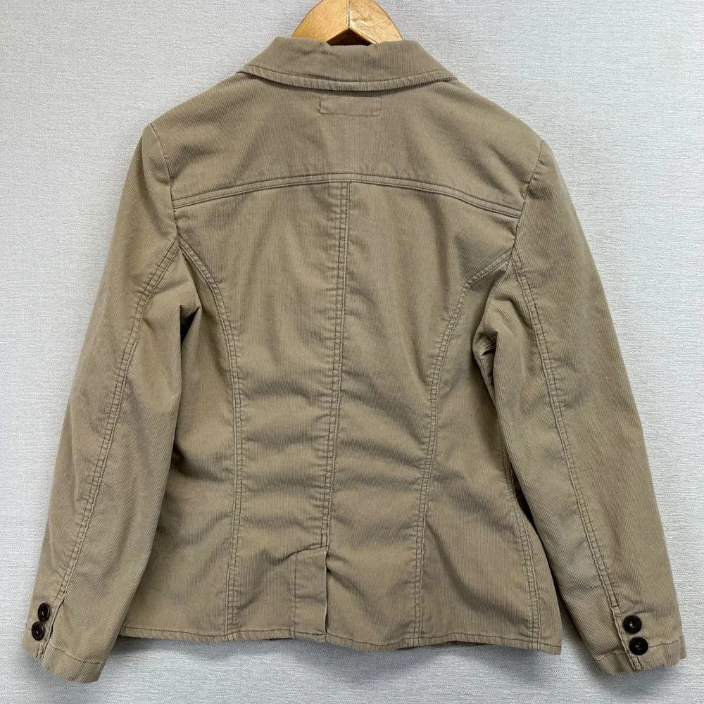 Levi Strauss Signature Corduroy Medium Blazer Jacket Tan VTG Y2K NO TAG READ - Picture 5 of 9